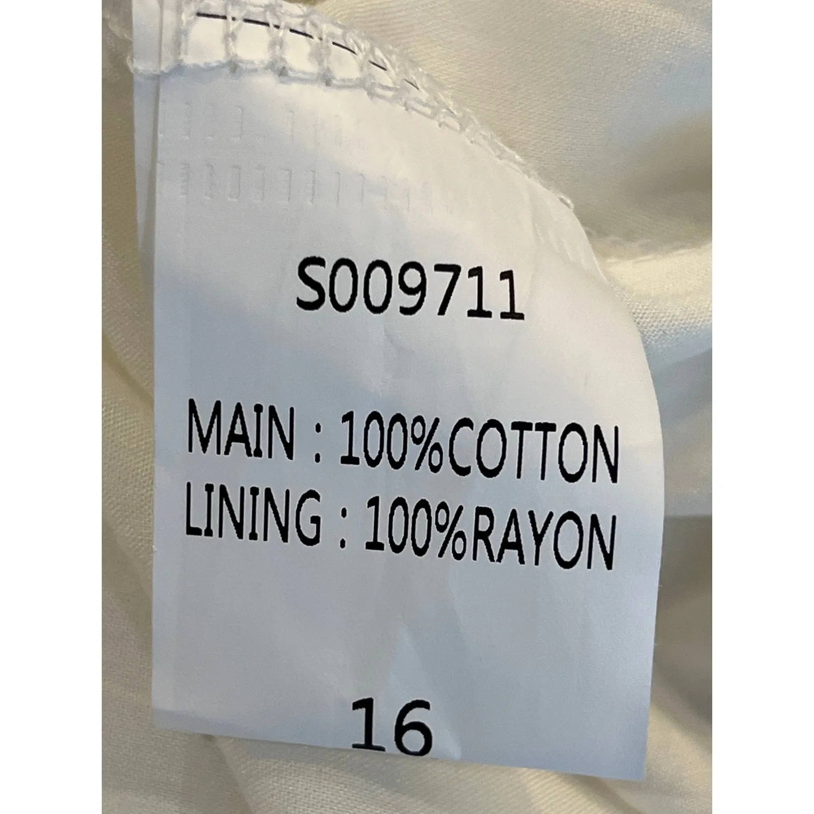 Showpo Fancy A Spritz Size 12 White Embroidered Square Neck Mini Dress - Image 10