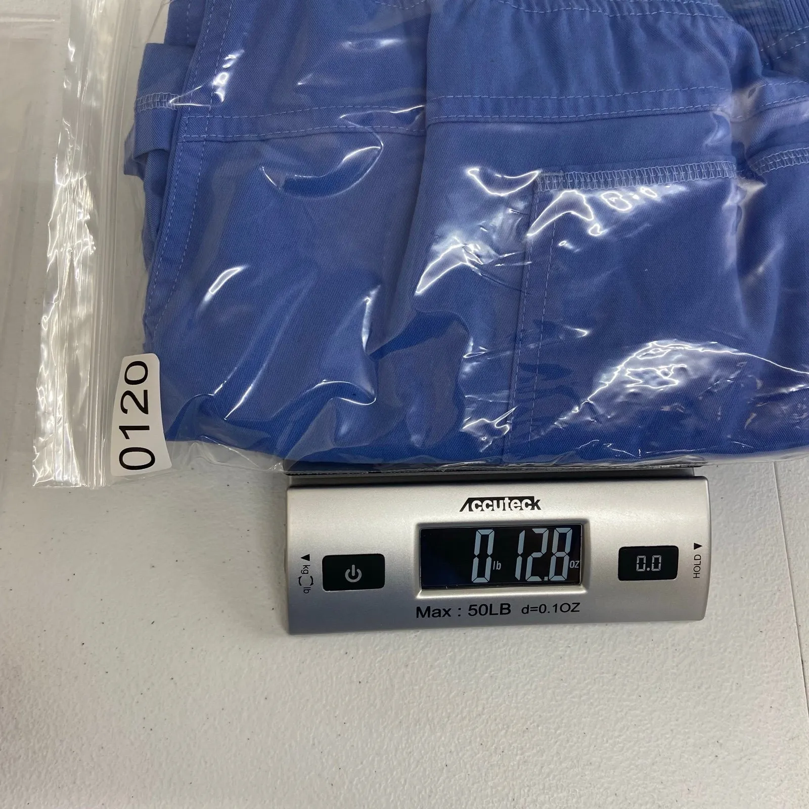 Med Couture women's blue insight jogger pocket drawstring scrub bottoms pants Size 2X - Image 10