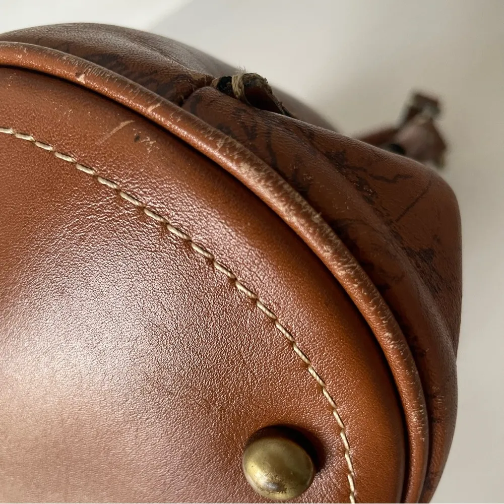 Patricia Nash Octavia, Map Brown with Crossbody Strap - Image 4