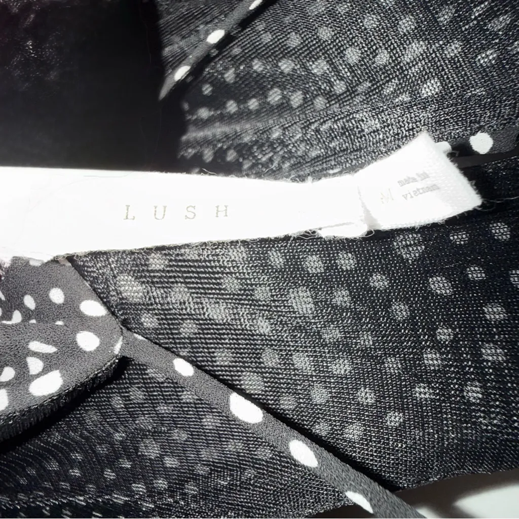 Lush Black and White Maxi Dress - Image 5