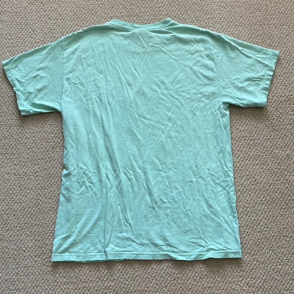 Comfort Colors AOPi Texas Alpha Omicron Pi Sorority T-Shirt Size Large Blue EUC - Image 8