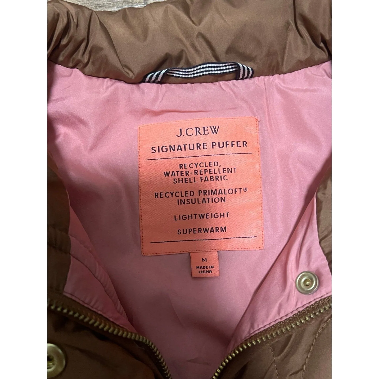 J. Crew Women's New Quilted Excursion Vest in Dark Nutmeg - Image 5