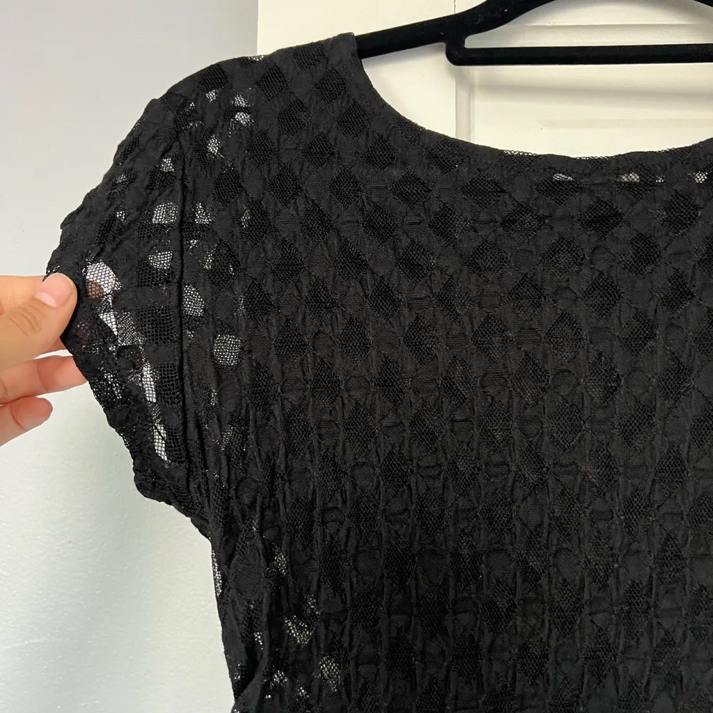 Black lacy free people top - Image 2