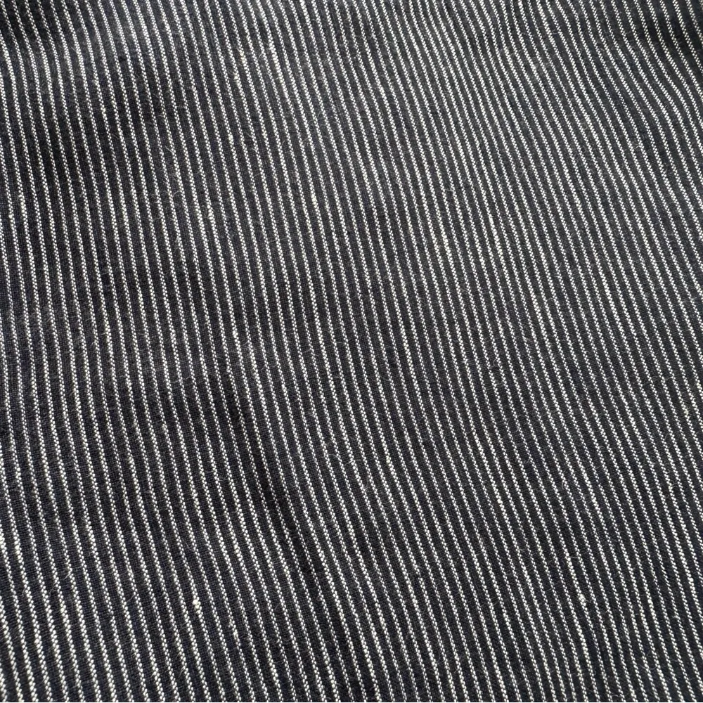 Athleta Bali 100% linen navy blue striped pulll on drawstring pants, size 10 - Image 11