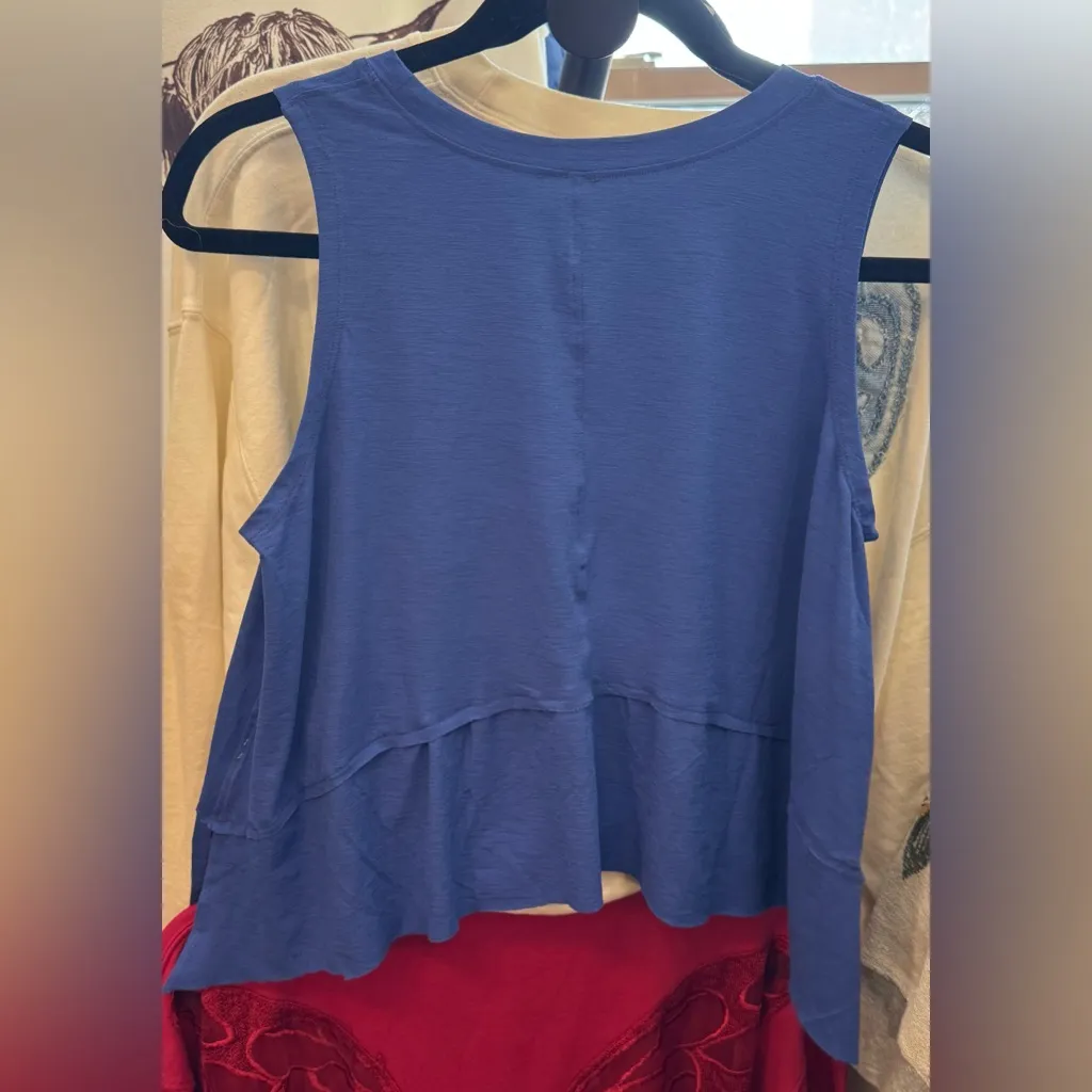 NWOT Free People FP Movement Tempo Tank - electric cobalt blue - XS - Image 7