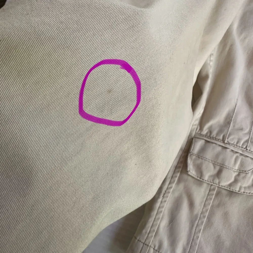 Clique Embroidered Cream Jacket Med - Image 16