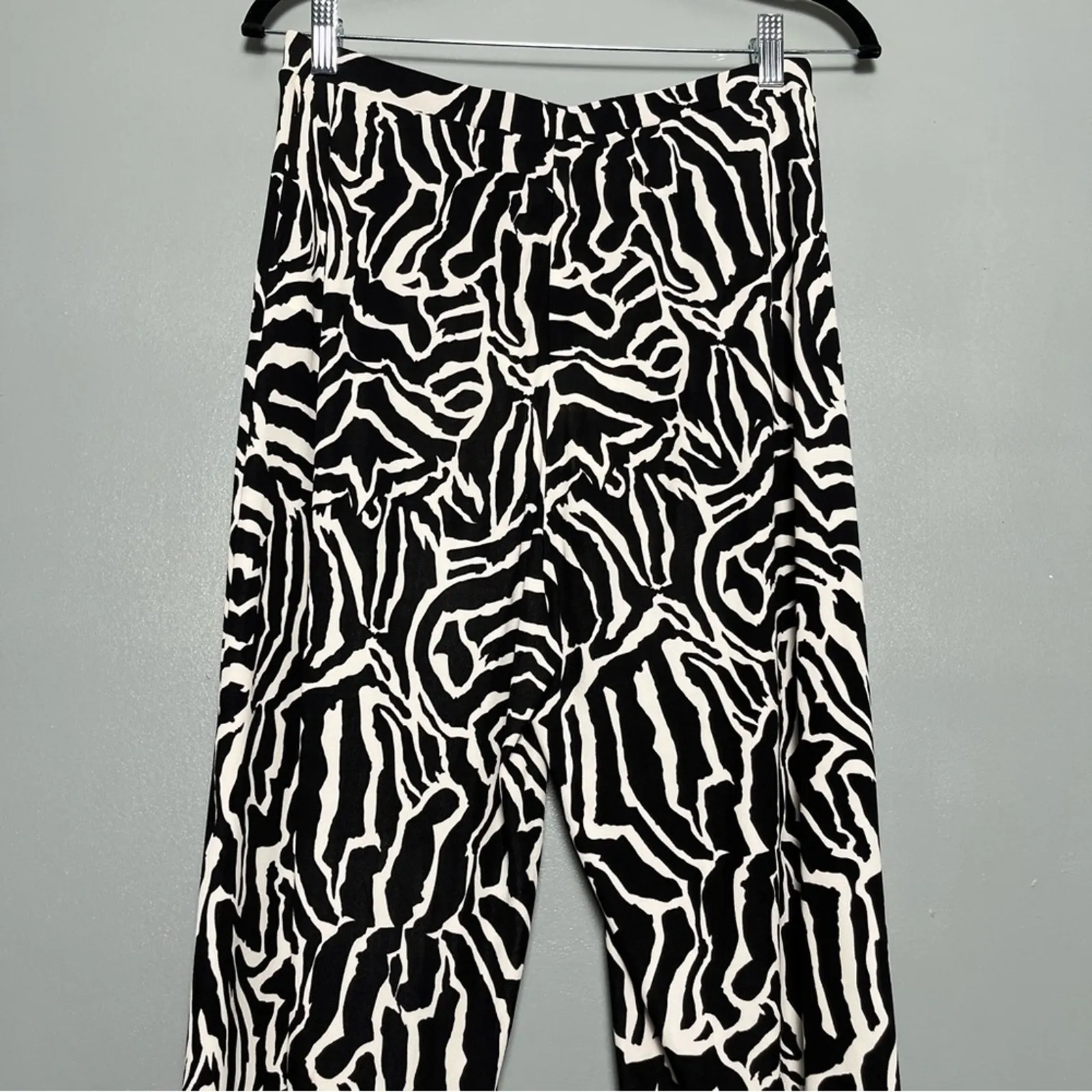 NWT Diane Von Furstenburg Capsian Jersey Pants March Tiger Women’s Size M - Image 5