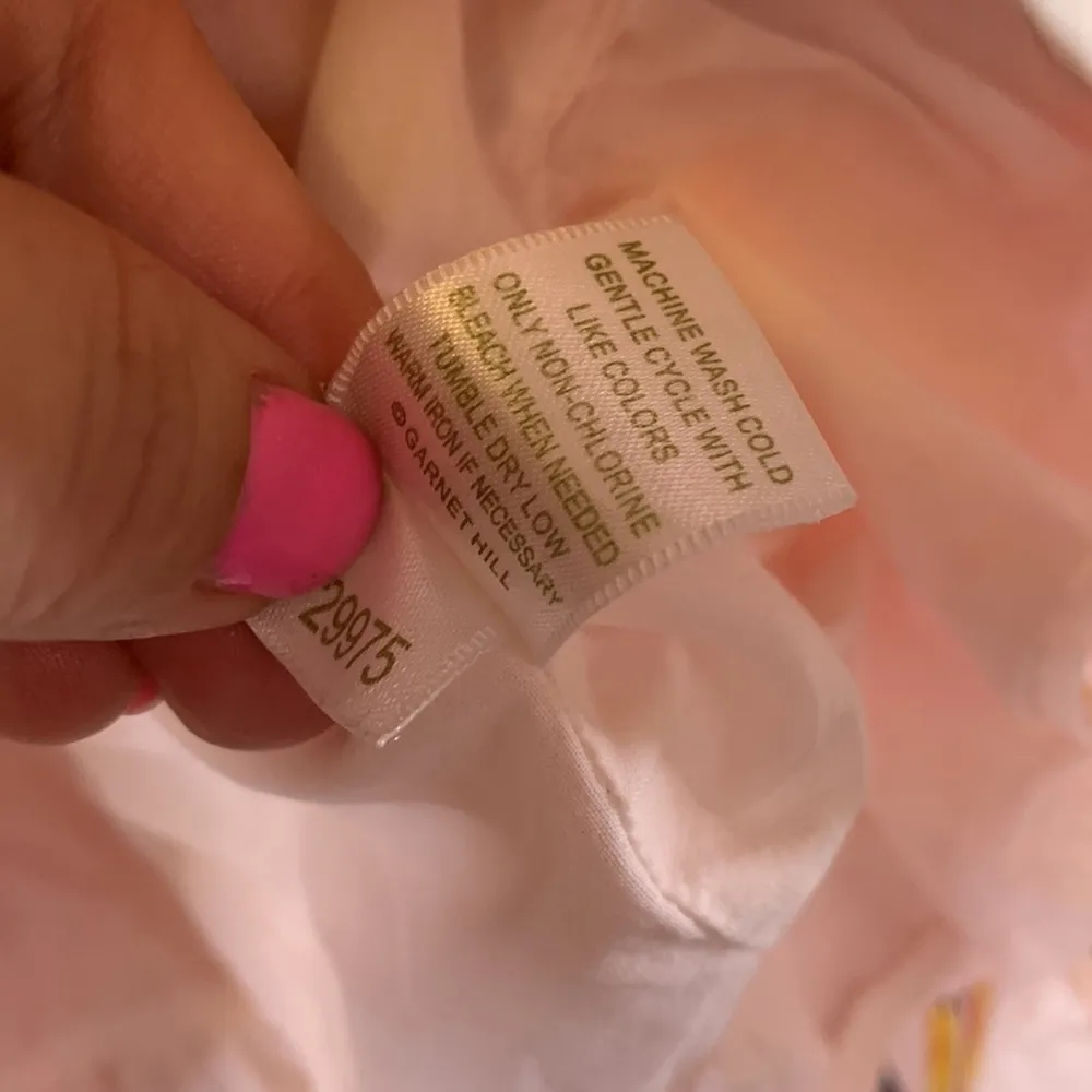 Garnet Hill 100% Cotton Lined Skirt Size 8P - Image 5