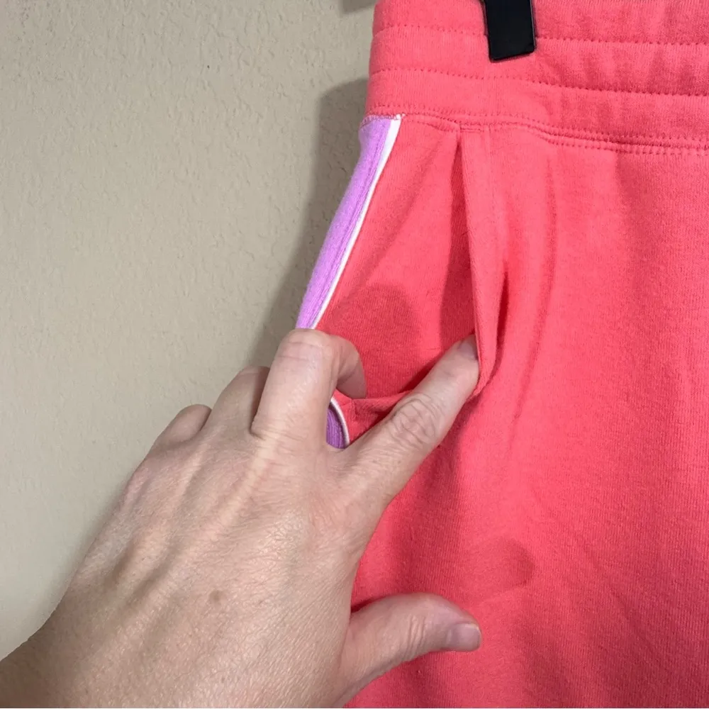 New PJ Salvage Women's "Perfect Match" Color Block Banded Jogger Lounge Pants S - Image 5