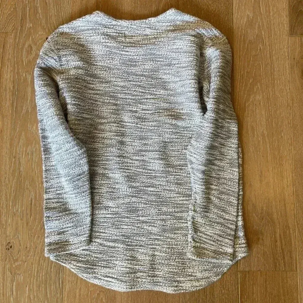 Pacsun Los Angeles‎ Long Sleeve Gray Top Size S Longer Fit Surf Beach Lagenlook - Image 8