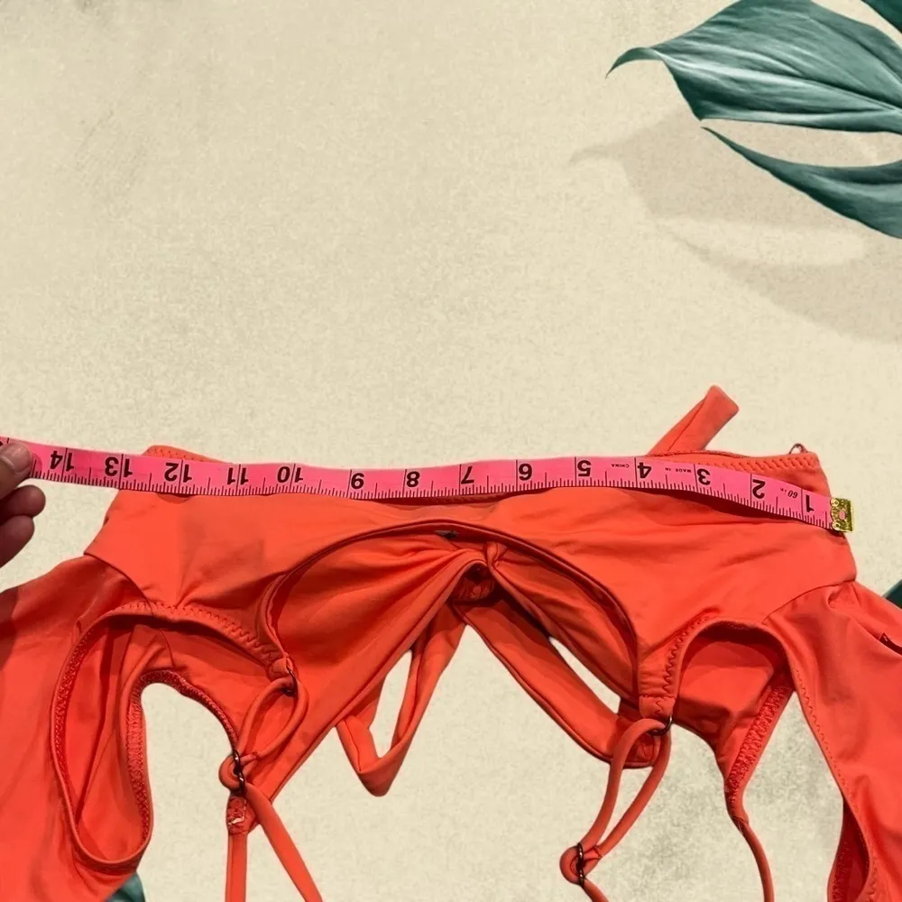 BECCA Orange Bikini 2 piece set size S/M - Image 11