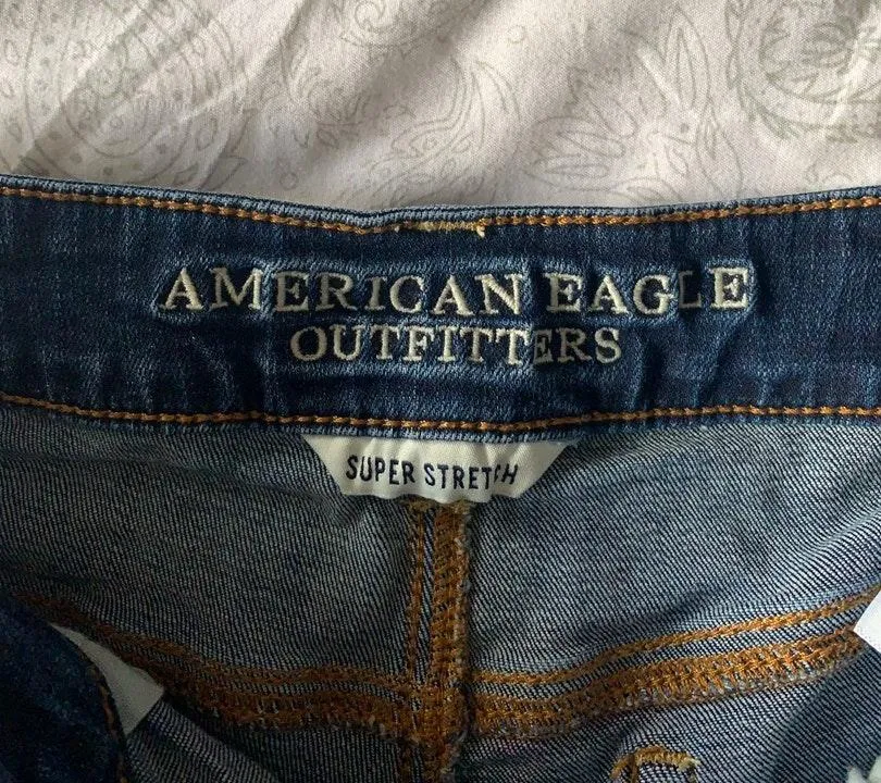 Jean Shorts Blue Size 2 - Image 4