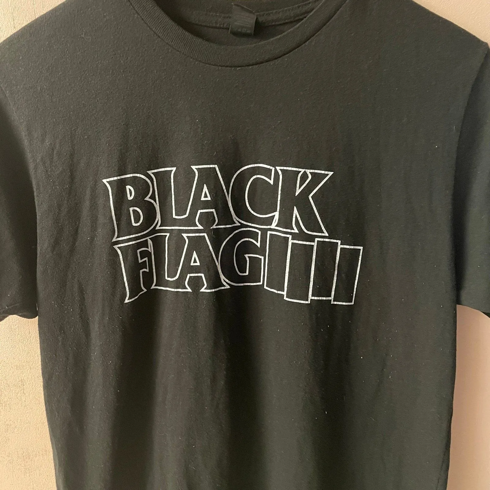 Black Flag Black 2019 United States Tour Band T-Shirt Size M GUC - Image 3