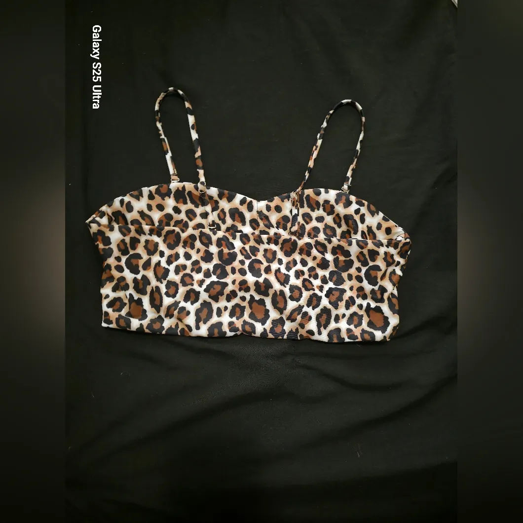 Source Unknown Chic Animal Print Spaghetti Strap Top - Image 2