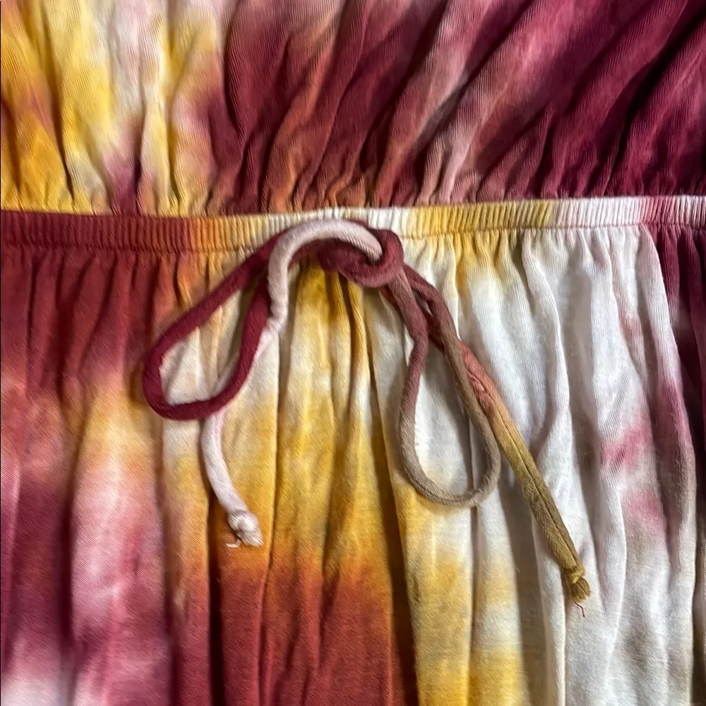 Rolla Coster Multicolor Tie-Dye Dress. Size Large - Image 6