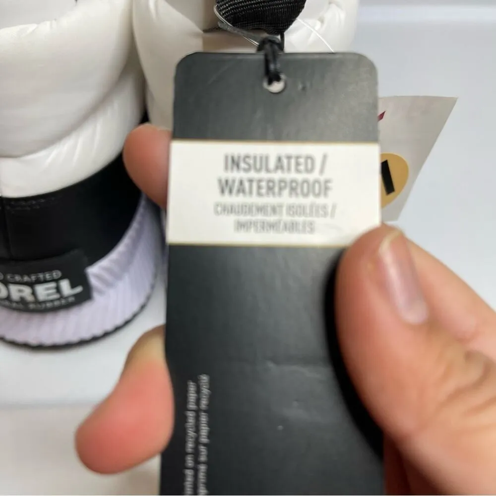 Sorel NEW‎ white Out N About Puff puffer boots size 11 - Image 4