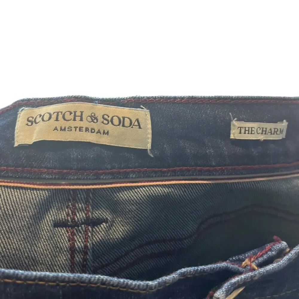 Scotch & Soda Women's‎ 10/30 The Charm Highest Rise Flare Jeans Denim Classic - Image 5
