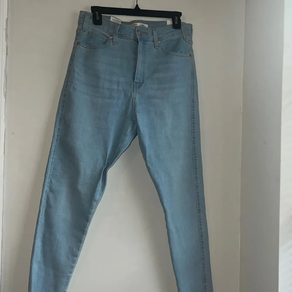 Signature Levi Strauss Heritage High Rise Skinny Light Wash Jeans Womens 8W29 - Image 2