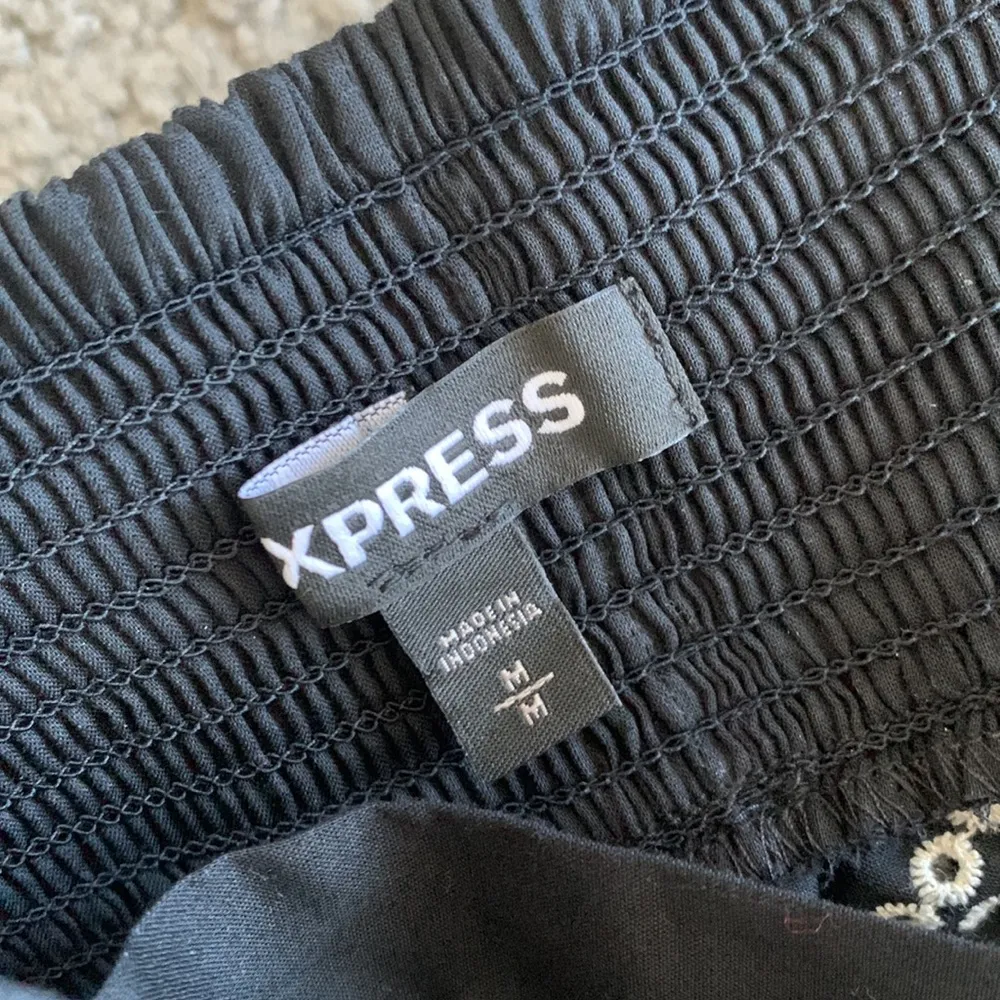 Express Low Back Black Peplum Tank, Medium NWOT - Image 5