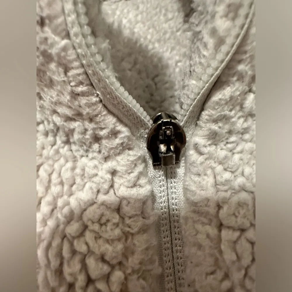 cream Fast Beauty Fleece Women's Full Zip Jacket size S - Image 4