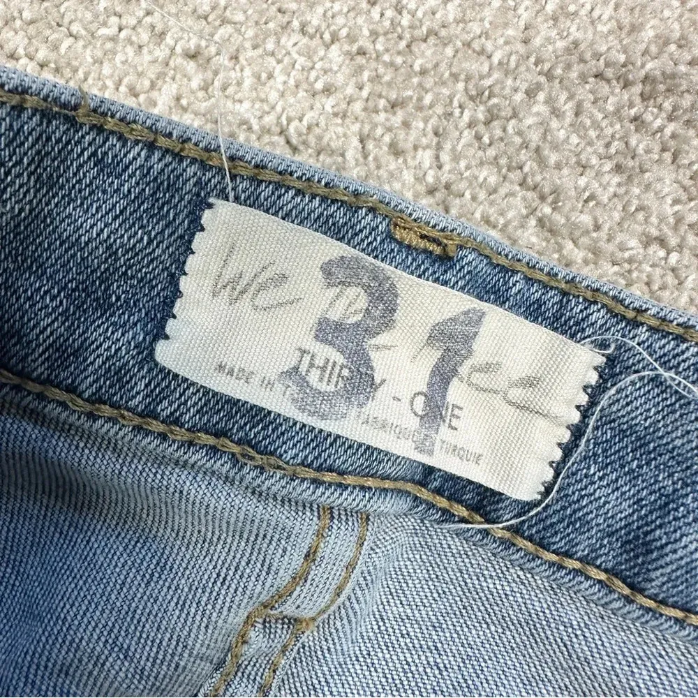 Free People We The Free Raw High-Rise Skinny Jegging Jeans Blue Size 31 - Image 11