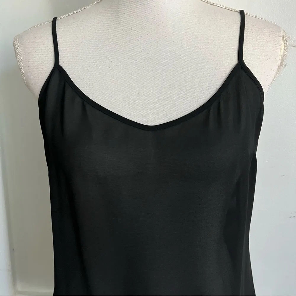 Tory Burch • Black Camisole Tank Top Sheer - Image 2
