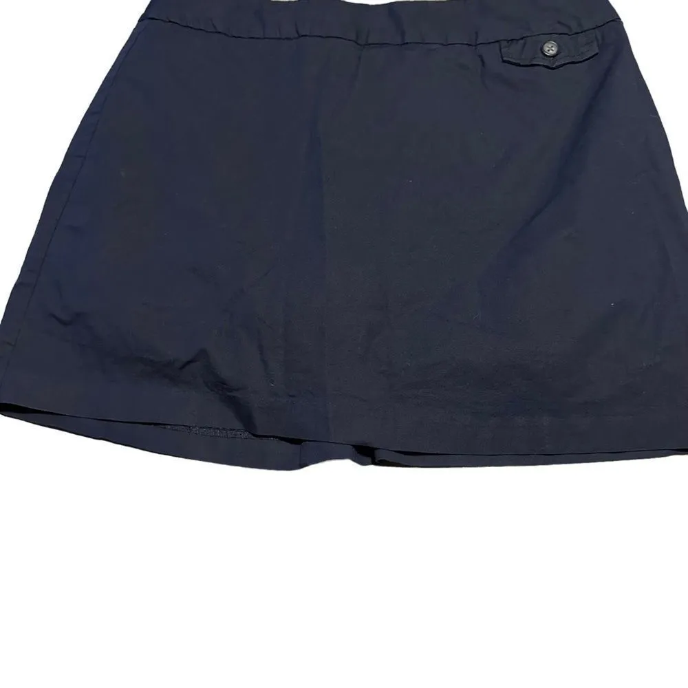 Dockers Navy Blue‎ Skorts - Cotton - Size 8 - Image 4