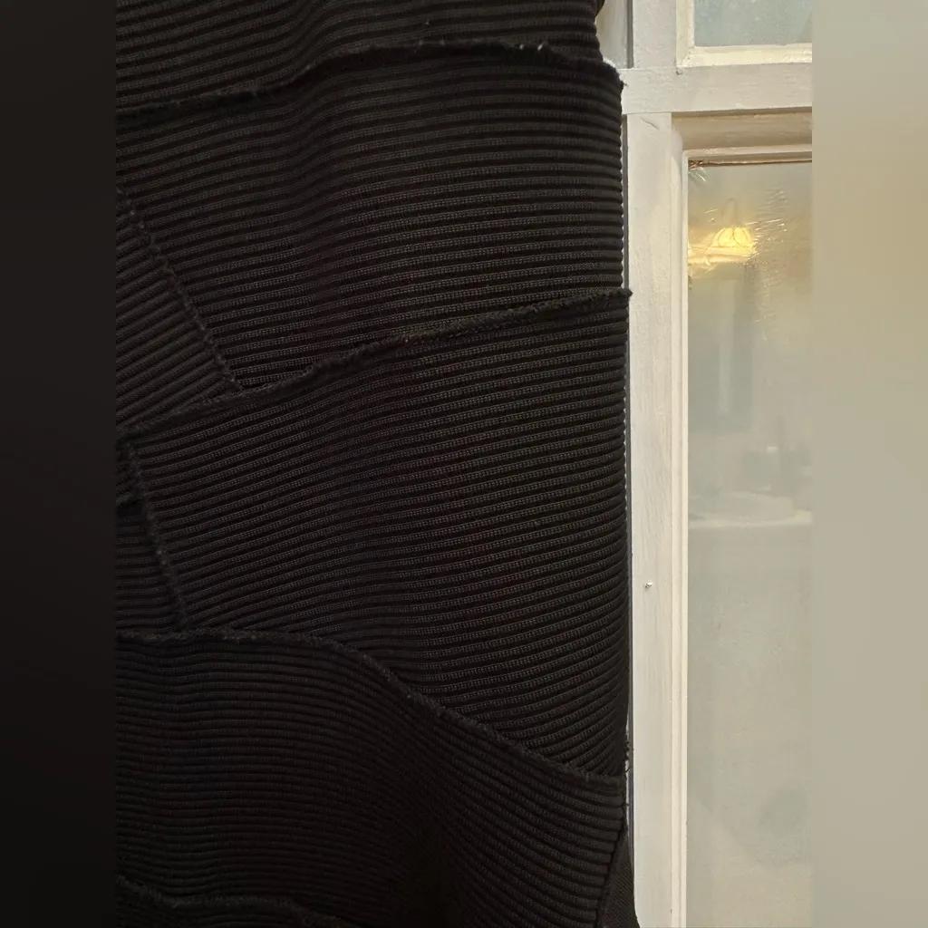 Vintage BCBGMAXAZRIA Max Azria Bondage Punk Goth Club Fitted Dress Size S - Image 5