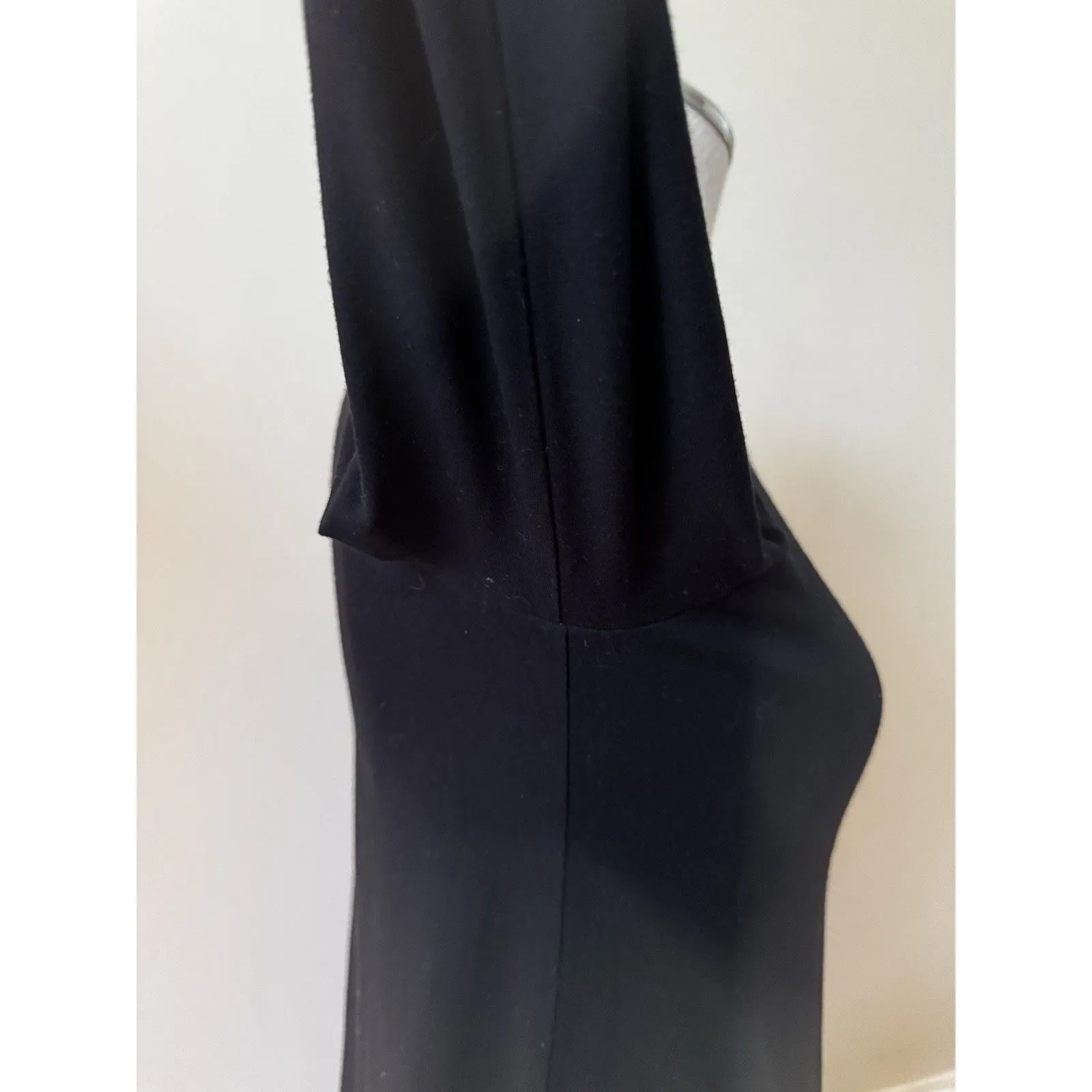 Eileen Fisher Petite 3/4 Sleeve Viscose Blend Tunic Swing Dress Black PP/PTP EUC - Image 13