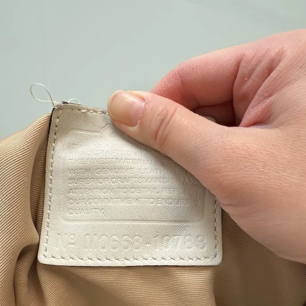 Coach Multicolor Tan Brown Satin Leather Ergo Optic Shoulder Bag - Image 9