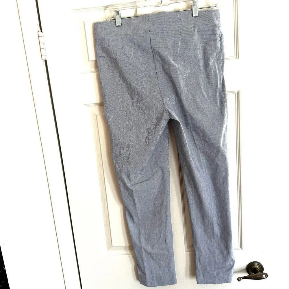 Chico's so slimming blue and white stripe elastic waist pants - Image 3