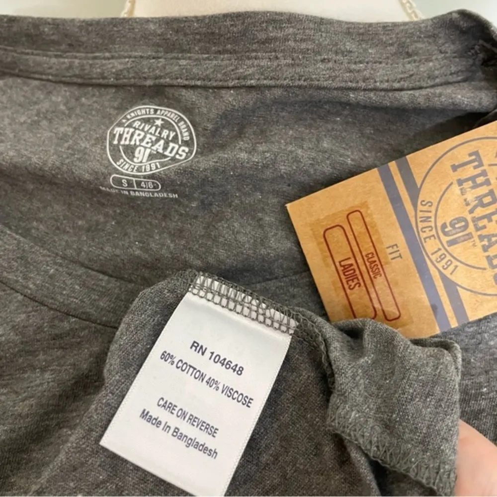 NWT Gray Mizzou Tigers Short Sleeve Tee T-Shirt Top University of Missouri New - Image 3