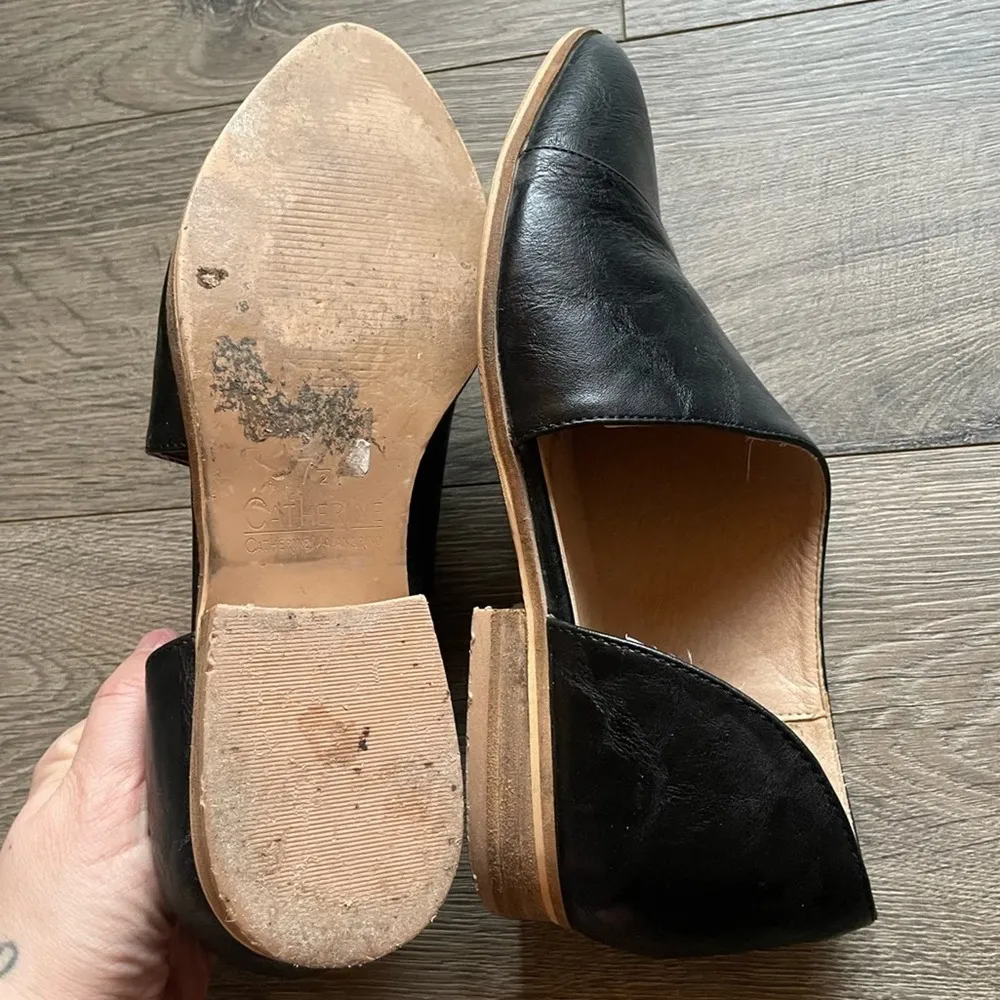 Catherine Malandrino Women’s Size 7.5 d'Orsay Flat In Black - Image 9