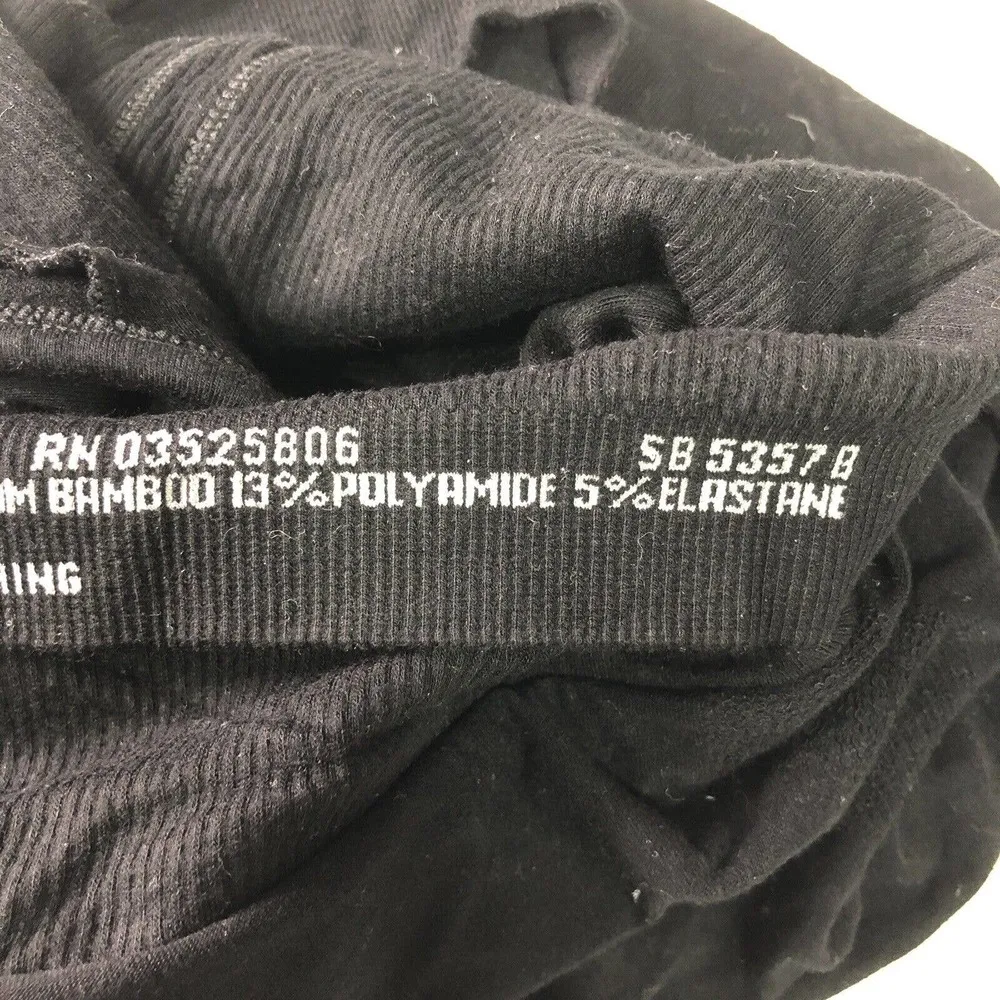 Sweaty Betty  Size S Seamless Ribbed Yoga Tank in Black Strappy Racerback - Image 5