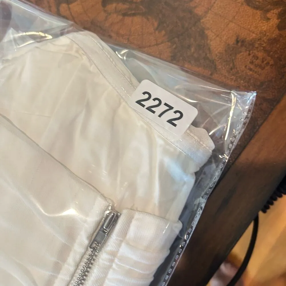 Fashion Classic Collection Top Women M Cream Sleeveless Strapless Corset Top NEW Size M - Image 11