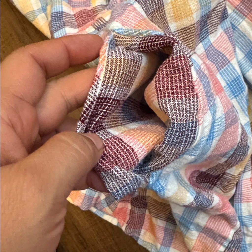 Old Navy Multicolor Plaid Mini Dress - Image 12