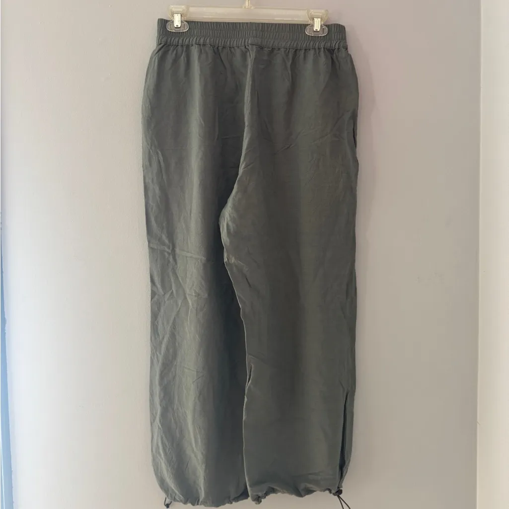 Studio Nicholson Tapered Gia Drawstring Trousers Green Size 4 - Image 6