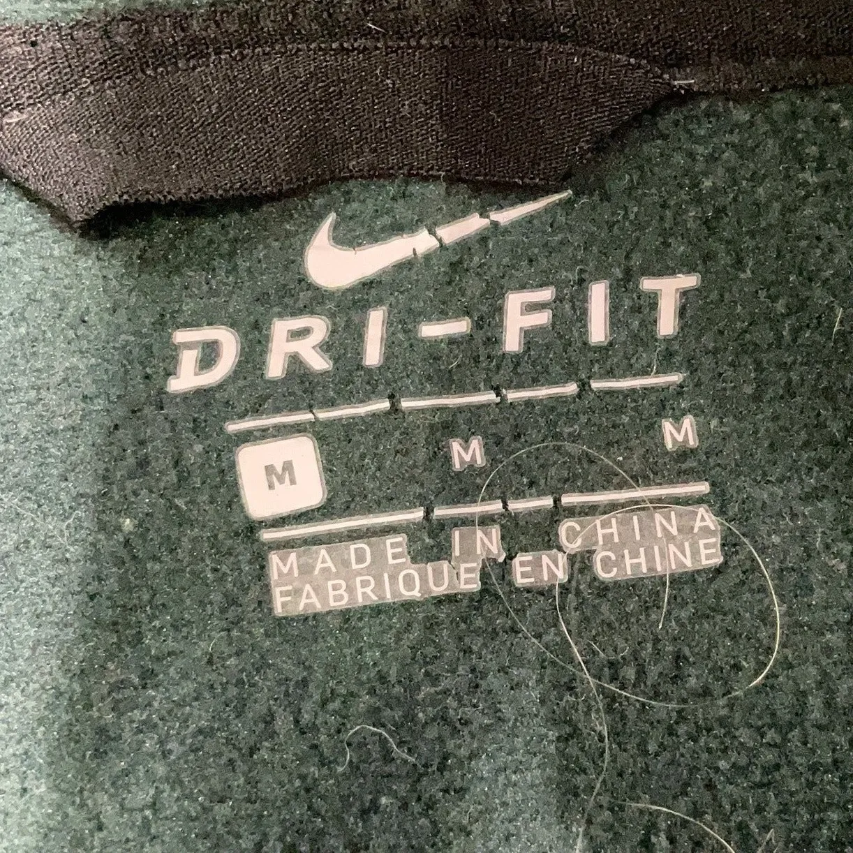 Nike Dri Fit Womens Full Zip Hoodie Jacket Sweatshirt Activewear Green Size M - Image 4