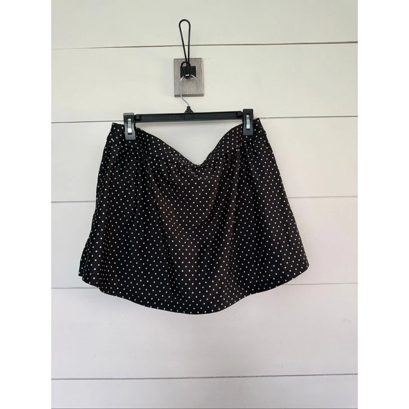 Swim by Cacique Women’s 14 Black Polka Dot Skort New - Image 5