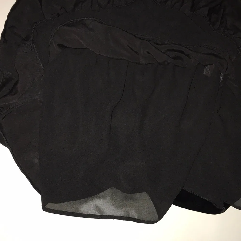 - Joie Velvet One-Shoulder Ruffled Dress $328 - Image 7