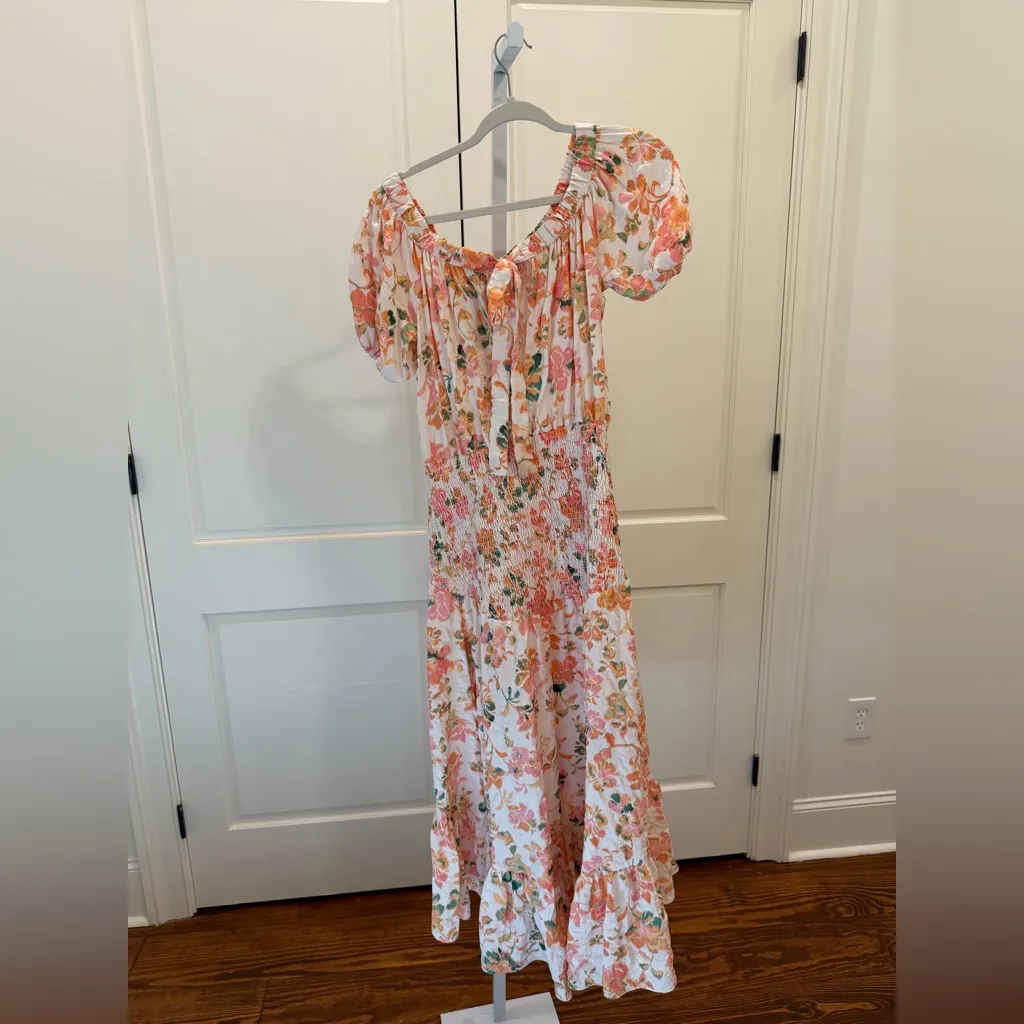 MISA Los Angeles Paola Dress - Persimmon Crinkle - Image 8