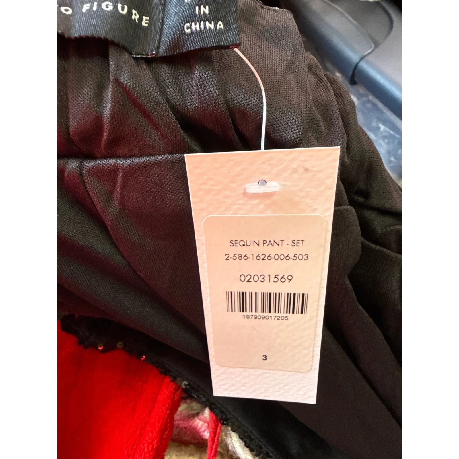 Fashion To Figure Women's‎ Sequin Crop Top sz 2 & Wide Leg Pant sz 3 Set - Image 6