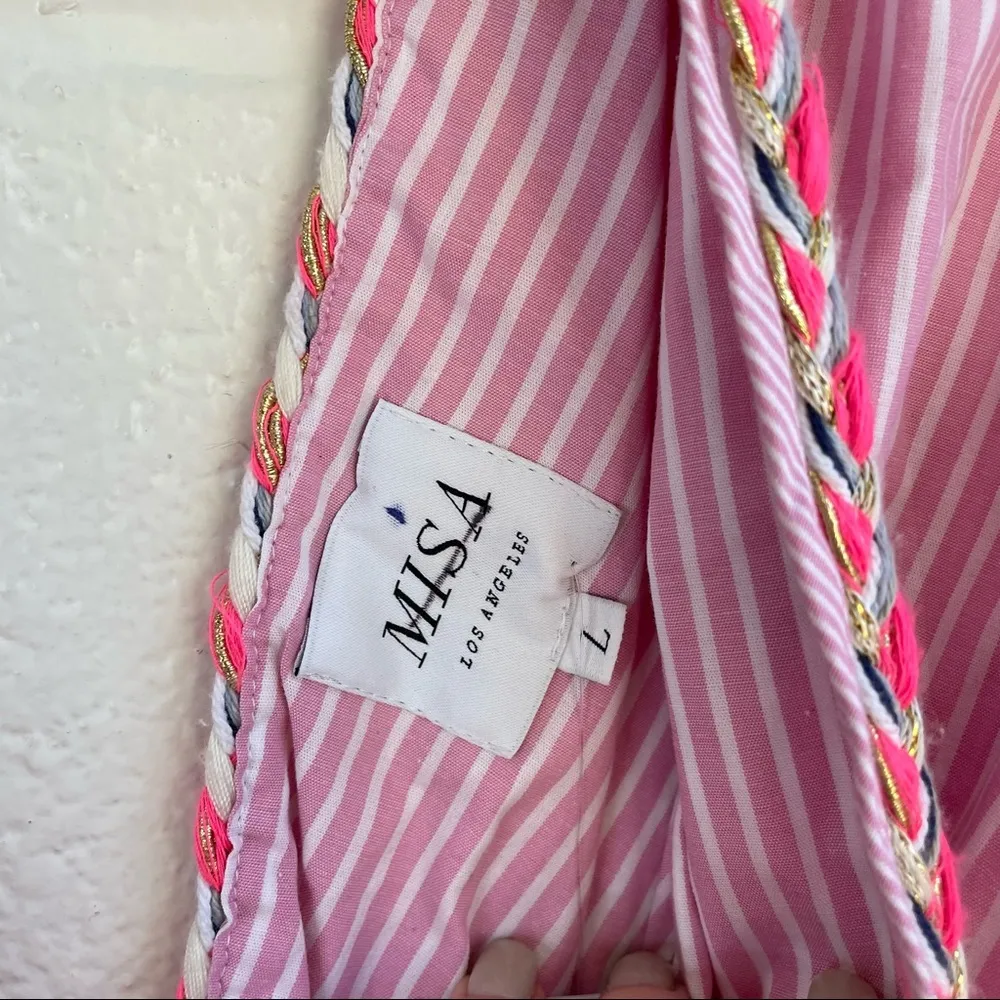 NEW MISA Los Angeles Anthropologie Kensie Tiered Maxi Dress - Image 11