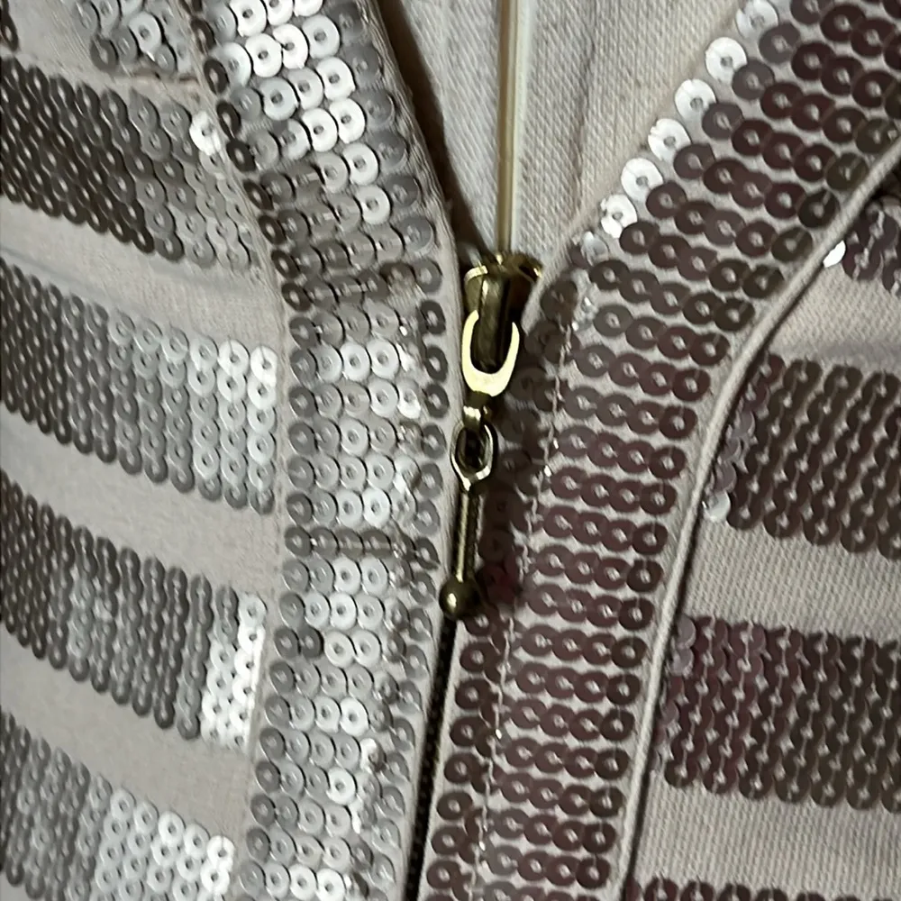 Bebe Sequined bodycon party dress - Image 4