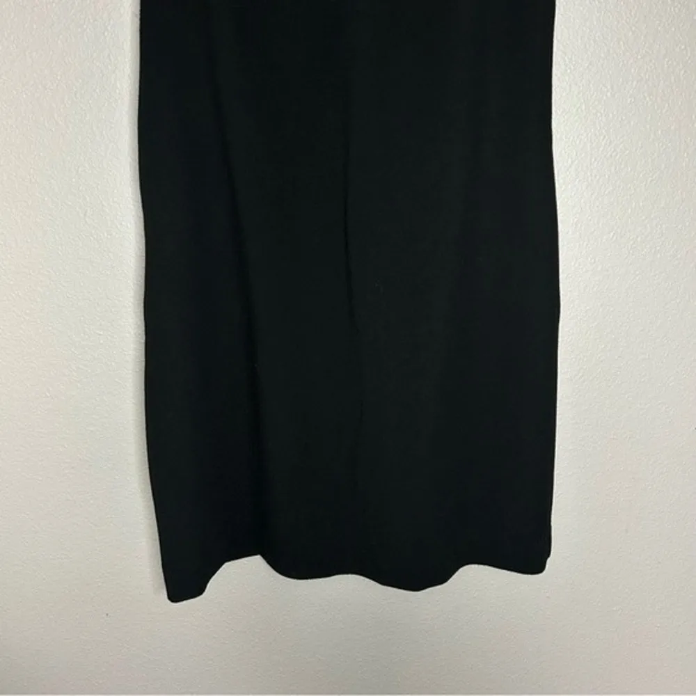 TRINA TURK Splash black ruffle mini shift dress women's size small 4 - Image 5