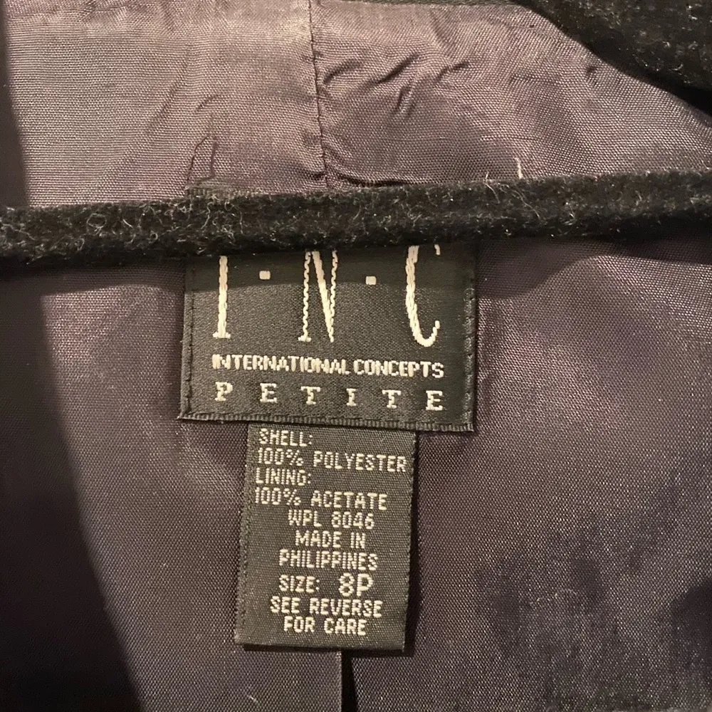 Blazer and Miniskirt Black Size 8P - Image 4