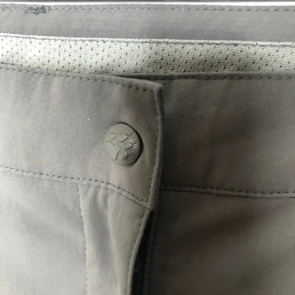 Jack Wolfskin gray Light Pants Women UV breathable softshell UPF pockets Size L - Image 5