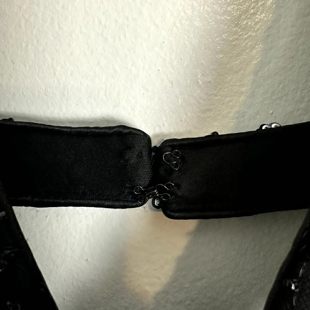 MAC DUGGAL Sequin Sheath Gown in Black Size US 6 - Image 6