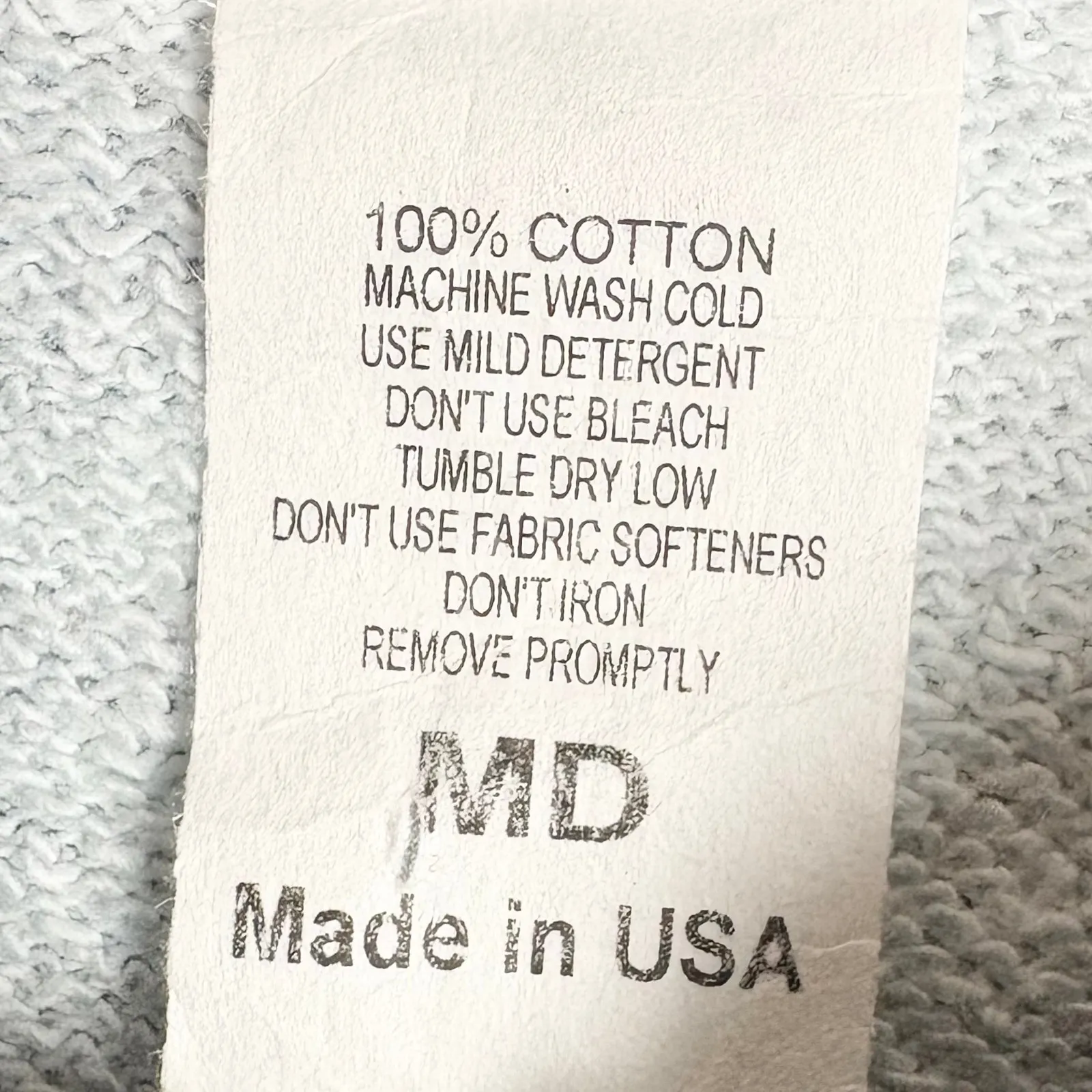 Ulla Johnson x Designers for Democracy Cotton Full Zip Hoodie Blue Floral Medium - Image 4