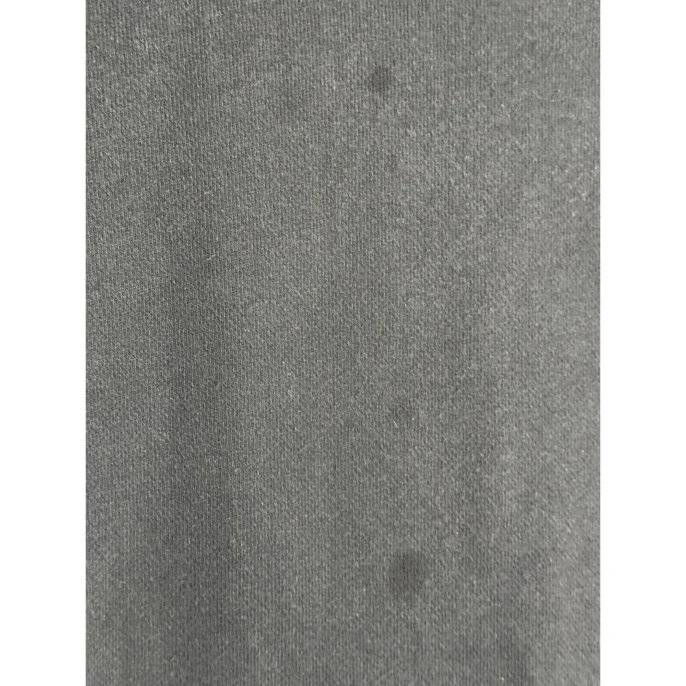 Adidas Embroidered Logo Black Hooded Drawstring Hoodie Long Sleeves Logo Size L - Image 3